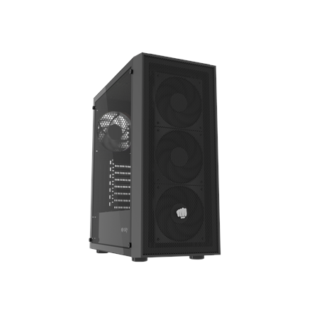 Fury PC Case | SHOBO SH8F | Black | Midi Tower - Image 4