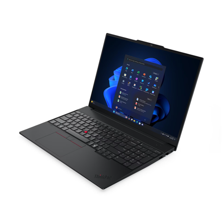 Lenovo ThinkPad E16 G3 Intel | Black | 16 " | IPS | WUXGA | 1920 x 1200 pixels | Anti-glare | Intel Core Ultra 5 | 228V | 32 GB | Soldered LPDDR5X | Solid-state drive capacity 512 GB | Intel Arc Graphics 130V | Windows 11 Pro | 802.11ax | Bluetooth version 5.3 | Keyboard language English | Keyboard backlit | Warranty 36 month(s) | Battery warranty 12 month(s) - Image 3