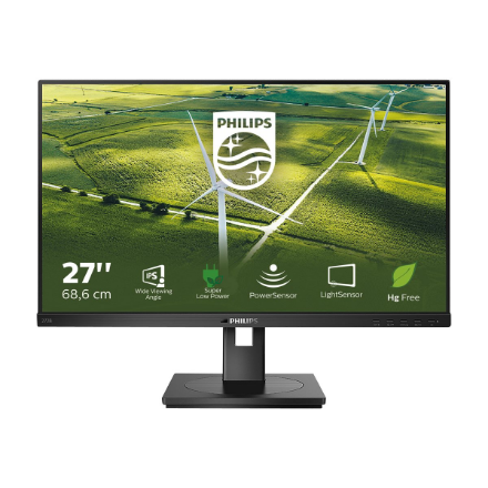 Philips | 272B1G/00 | 27 " | IPS | 16:9 | 75 Hz | 4 ms | 1920 x 1080 pixels | 250 cd/m² | HDMI ports quantity 1 | Black - Image 3