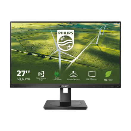 Philips | 272B1G/00 | 27 " | IPS | 16:9 | 75 Hz | 4 ms | 1920 x 1080 pixels | 250 cd/m² | HDMI ports quantity 1 | Black - Image 4