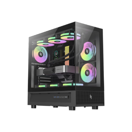 Gamemax Case | NEX C51 BK | ATX/BTF - Image 2