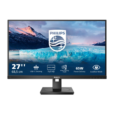 Philips | LCD Monitor | 273S1/00 | 27 " | IPS | FHD | 16:9 | 75 Hz | 4 ms | 1920 x 1080 | 300 cd/m² | HDMI ports quantity 1 - Image 3
