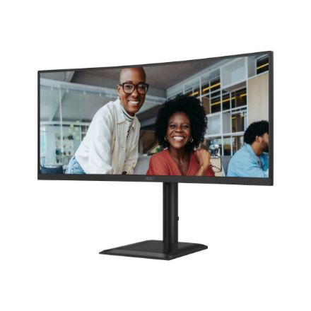 AOC CU34E4CV | 34 " | VA | 21:9 | 120 Hz | 4 ms | 3440 x 1440 pixels | HDMI ports quantity 2 | Black - Image 4
