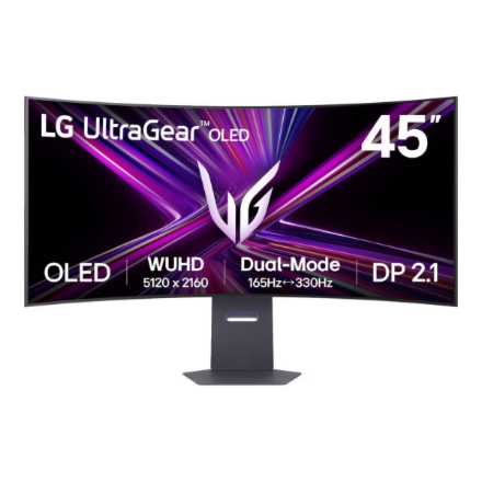 LG | 45GX950A-B | 45 " | OLED | 21:9 | 165 Hz | 0.03 ms | 5120 x 2160 pixels | 275 cd/m² | HDMI ports quantity 2 | Black - Image 2