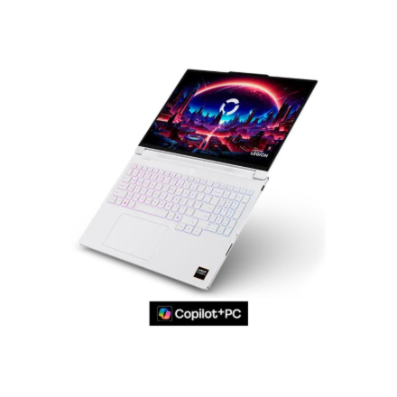 Lenovo Legion 7 16AGP11 AMD | Glacier White | 16 " | OLED | WQXGA | 2560 x 1600 pixels | Glossy | AMD Ryzen AI 7 | 450 | 32 GB | Soldered LPDDR5X | Solid-state drive capacity 1000 GB | NVIDIA GeForce RTX 5060 | GDDR7 | 8 GB | Windows 11 Home | 802.11be | Bluetooth version 5.4 | Keyboard language English | Keyboard backlit | Warranty 24 month(s) | Battery warranty 12 month(s) - Image 2
