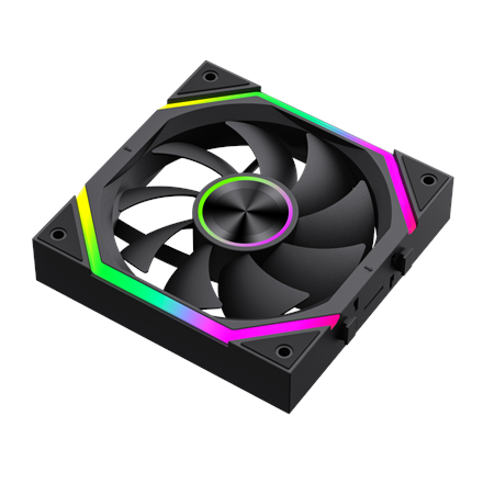 Gamemax FN12A-N2 WL | Case fan | Black - Image 4