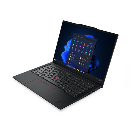 Lenovo ThinkPad E14 G7 Intel | Black | 14 " | IPS | WUXGA | 1920 x 1200 pixels | Anti-glare | Intel Core Ultra 5 | 228V | 32 GB | Soldered LPDDR5x | Solid-state drive capacity 512 GB | Intel Arc Graphics 130V | Windows 11 Pro | 802.11ax | Bluetooth version 5.3 | Keyboard language Nordic | Keyboard backlit | Warranty 36 month(s) | Battery warranty 12 month(s) - Image 3