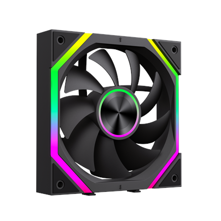 Gamemax FN12A-N2 WL | Case fan | Black - Image 3