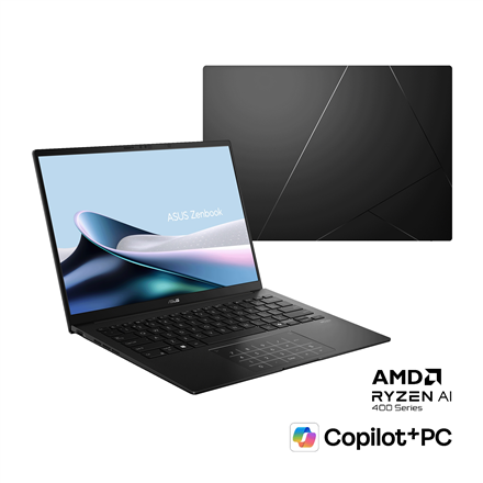 Asus Zenbook 14 UM3406GA-KM002W | Jade Black | 14 " | OLED | WUXGA | 1920 x 1200 pixels | 60 Hz | Glossy | AMD Ryzen AI 5 | 430 | 16 GB | LPDDR5X | Solid-state drive capacity 1000 GB | AMD Radeon Graphics | Windows 11 Home | 802.11ax | Bluetooth version 5.4 | Keyboard language Russian | Keyboard backlit | Warranty 24 month(s) | Battery warranty 12 month(s) - Image 3