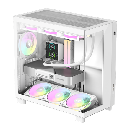 Gamemax Case | NEX C53 WH | ATX/BTF - Image 4