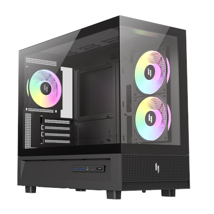 Gamemax Case | NEX C31 BK | MATX/BTF - Image 3