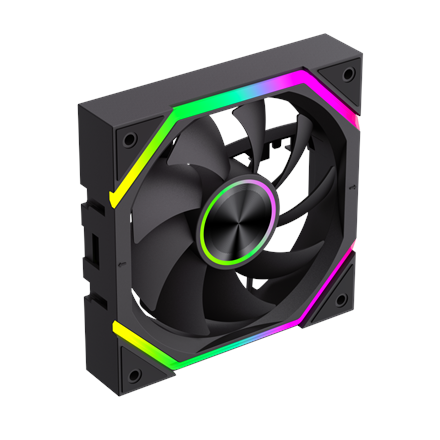Gamemax FN12A-N2 WL | Case fan | Black - Image 6