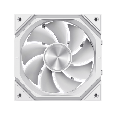 Gamemax FN12A-N2 WL-RW | Case fan | White - Image 7