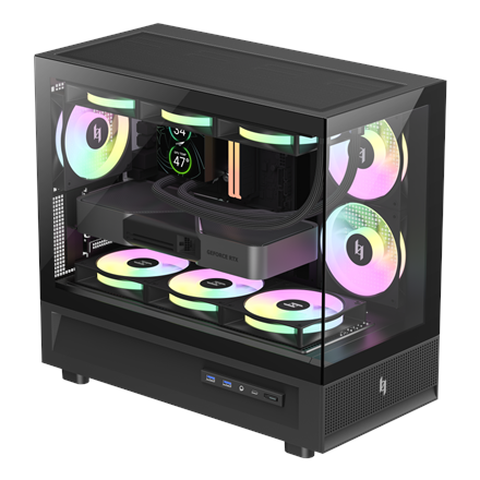 Gamemax Case | NEX C31 BK | MATX/BTF - Image 5
