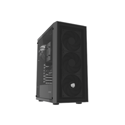 Fury PC Case | SHOBO SH8F | Black | Midi Tower - Image 3