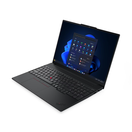 Lenovo ThinkPad E16 G3 Intel | Black | 16 " | IPS | WUXGA | 1920 x 1200 pixels | Anti-glare | Intel Core Ultra 5 | 226V | 16 GB | Soldered LPDDR5X | Solid-state drive capacity 512 GB | Intel Arc Graphics 130V | Windows 11 Pro | 802.11ax | Bluetooth version 5.3 | Keyboard language Nordic | Keyboard backlit | Warranty 36 month(s) | Battery warranty 12 month(s) - Image 3