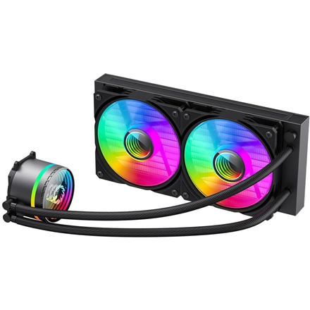 Gamemax CPU Liquid Cooler | ICEBURG 240 INFINITY | Black - Image 2
