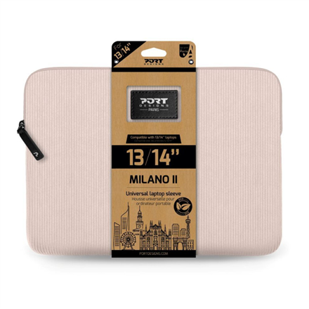 PORT DESIGNS MILANO II ECO | Laptop Sleeve | Pink - Image 4