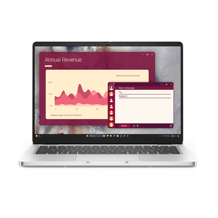 Dell Pro 14 PC14250 | 14 " | FHD+ | Anti-glare | Intel Core Ultra 5 | 235U | 16 GB | DDR5 | Solid-state drive capacity 512 GB | Intel Graphics | Windows 11 Pro | 802.11ax | Bluetooth version 5.3 | Keyboard language English | Keyboard backlit | Warranty 36 month(s) | Battery warranty 12 month(s) - Image 2