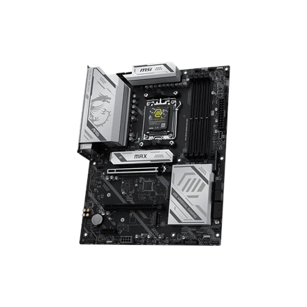 MSI MAG X870E GAMING MAX WIFI | Processor family AMD | Processor socket AM5 | DDR5 | Supported hard disk drive interfaces SATA, M.2 | Number of SATA connectors 4 - Image 4