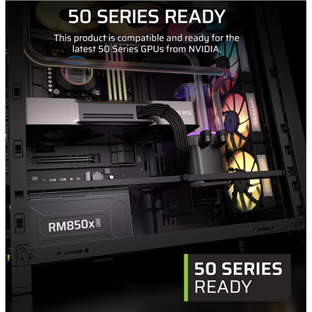 Corsair Fully Modular ATX Power Supply (EU) | RM850x SHIFT | 850 W | Black - Image 4