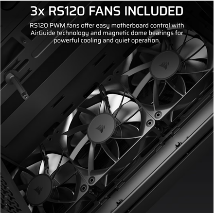 Corsair PC Case | 3200D RS | Black | Mid-Tower - Image 6