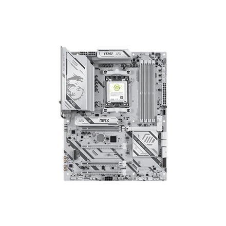 MSI MAG B850 GAMING PLUS MAX WIFI | Processor family AMD | Processor socket AM5 | DDR5 | Supported hard disk drive interfaces SATA, M.2 | Number of SATA connectors 4 - Image 2