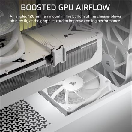 Corsair PC Case | 3200D RS | White | Mid-Tower - Image 5