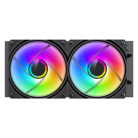 Gamemax CPU Liquid Cooler | ICEBURG 240 INFINITY | Black - Image 4