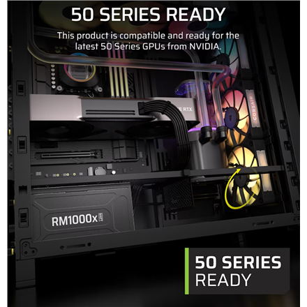 Corsair Fully Modular ATX Power Supply (EU) | RM1000x SHIFT | 1000 W | Black - Image 4