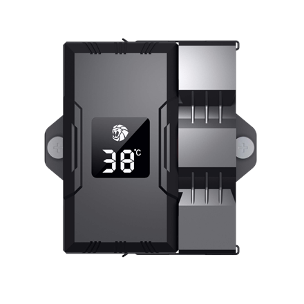 Gamemax CPU Air Cooler | GAMMA 90 DIGITAL BK | Black - Image 3