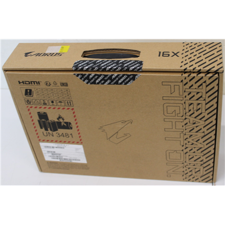 SALE OUT. Gigabyte AORUS 16X 9SG-43EEC94SH 16" QHD i7-13650HX/16GB/1TB/RTX 4070/Win11 Home/ENG kbd/2Y Warranty | Gigabyte AORUS 16X 9SG-43EEC94SH | Gray | 16 " | WQXGA | 2560 x 1600 pixels | Intel Core i7 | i7-13650HX | 16 GB | DDR5 | Solid-state drive capacity 1000 GB | NVIDIA GeForce RTX 4070 | GDDR6 | 8 GB | Windows 11 Home | 802.11be | Bluetooth version 5.4 | Keyboard language English | Keyboard backlit | Warranty 20 month(s) | REFURBISHED, SCRATCHED - Image 3