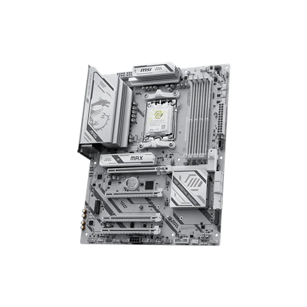 MSI MAG B850 GAMING PLUS MAX WIFI | Processor family AMD | Processor socket AM5 | DDR5 | Supported hard disk drive interfaces SATA, M.2 | Number of SATA connectors 4 - Image 4