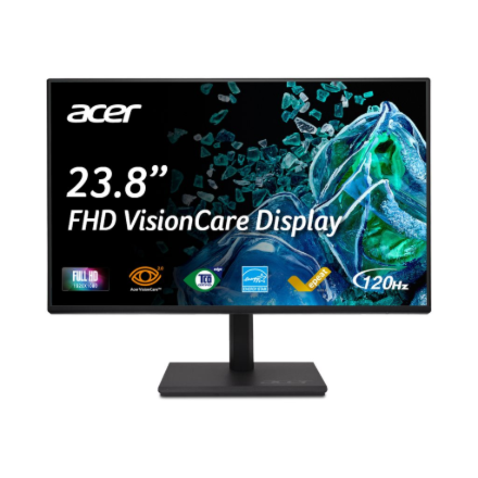 Acer Vero B247Y | 24 " | IPS | FHD | 16:9 | 120 Hz | 4 ms | 1920 x 1080 pixels | 250 cd/m² | Black - Image 3