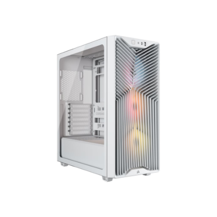 Corsair PC Case | 3200D RS ARGB | White | Mid-Tower - Image 2