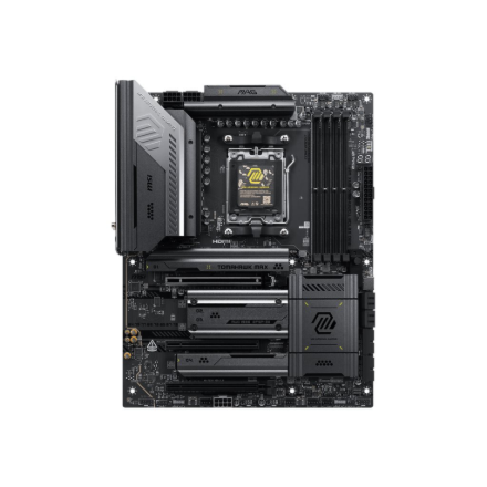 MSI MAG X870E TOMAHAWK MAX WIFI | Processor family AMD | Processor socket AM5 | DDR5 | Supported hard disk drive interfaces SATA, M.2 | Number of SATA connectors 4 - Image 3