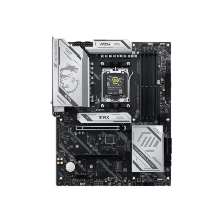 MSI MAG X870E GAMING MAX WIFI | Processor family AMD | Processor socket AM5 | DDR5 | Supported hard disk drive interfaces SATA, M.2 | Number of SATA connectors 4 - Image 3