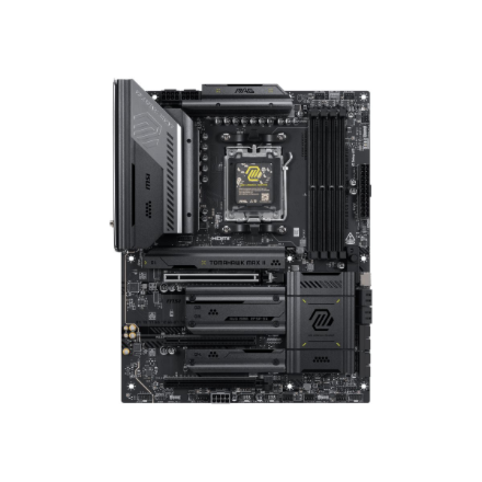 MSI MAG B850 TOMAHAWK MAX WIFI II | Processor family AMD | Processor socket AM5 | DDR5 | Supported hard disk drive interfaces SATA, M.2 | Number of SATA connectors 4 - Image 3