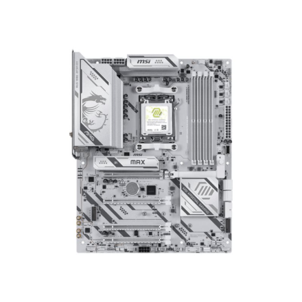 MSI MAG B850 GAMING PLUS MAX WIFI | Processor family AMD | Processor socket AM5 | DDR5 | Supported hard disk drive interfaces SATA, M.2 | Number of SATA connectors 4 - Image 3