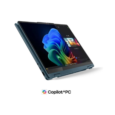 Lenovo Yoga 7 2-in-1 14AKP10 AMD | Tidal Teal | 14 " | OLED | Touchscreen | WUXGA | 1920 x 1200 pixels | Glossy | AMD Ryzen AI 7 | 350 | 16 GB | Soldered LPDDR5 | Solid-state drive capacity 512 GB | AMD Radeon 860M Graphics | Windows 11 Home | 802.11be | Bluetooth version 5.4 | Keyboard language Nordic | Keyboard backlit | Warranty 24 month(s) | Battery warranty 12 month(s) - Image 3