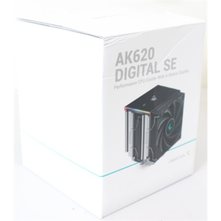 SALE OUT. Deepcool AK620 DIGITAL SE CPU Air Cooler | Deepcool CPU Air Cooler | AK620 Digital SE | Black | DAMAGED PACKAGING - Image 5