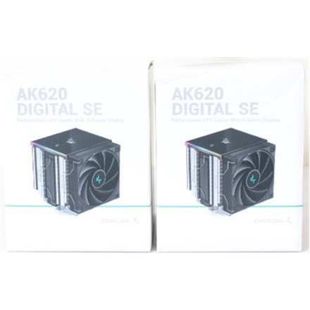 SALE OUT. Deepcool AK620 DIGITAL SE CPU Air Cooler | Deepcool CPU Air Cooler | AK620 Digital SE | Black | DAMAGED PACKAGING - Image 2