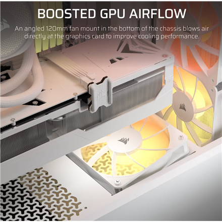 Corsair PC Case | 3200D RS ARGB | White | Mid-Tower - Image 5