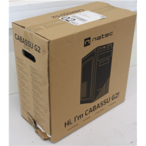 SALE OUT. Natec Cabassu G2 PC case Midi Tower, Black | Natec | PC case | Cabassu G2 | Black | Midi Tower | DAMAGED PACKAGING