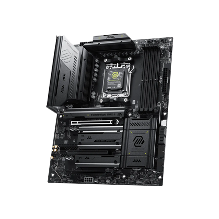 MSI MAG B850 TOMAHAWK MAX WIFI II | Processor family AMD | Processor socket AM5 | DDR5 | Supported hard disk drive interfaces SATA, M.2 | Number of SATA connectors 4 - Image 4