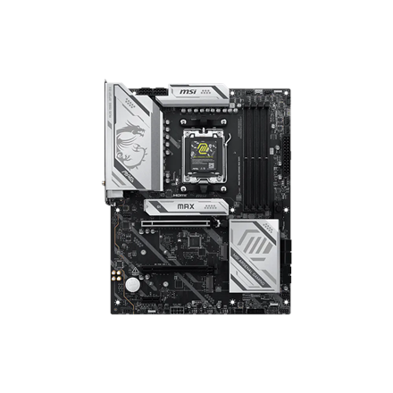 MSI MAG X870E GAMING MAX WIFI | Processor family AMD | Processor socket AM5 | DDR5 | Supported hard disk drive interfaces SATA, M.2 | Number of SATA connectors 4 - Image 2