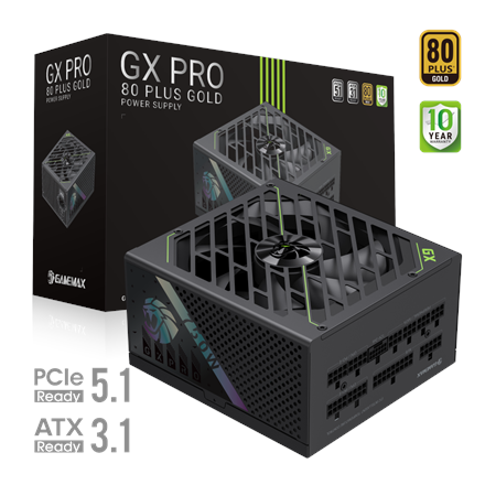 Gamemax PSU | GX PRO 750G | 750 W | Gold | Modular - Image 4