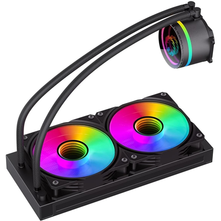 Gamemax CPU Liquid Cooler | ICEBURG 240 INFINITY | Black - Image 3