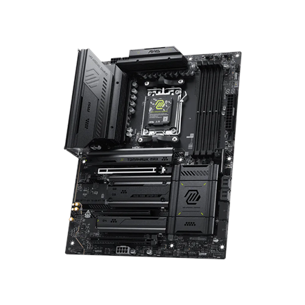 MSI MAG X870E TOMAHAWK MAX WIFI | Processor family AMD | Processor socket AM5 | DDR5 | Supported hard disk drive interfaces SATA, M.2 | Number of SATA connectors 4 - Image 5