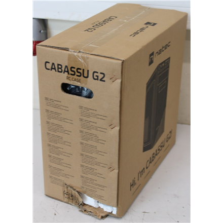SALE OUT. Natec Cabassu G2 PC case Midi Tower, Black | Natec | PC case | Cabassu G2 | Black | Midi Tower | DAMAGED PACKAGING - Image 4